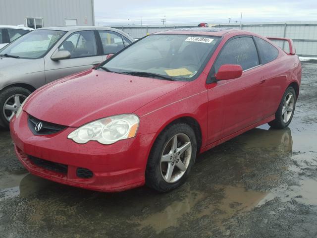 JH4DC53034S015909 - 2004 ACURA RSX TYPE-S RED photo 2