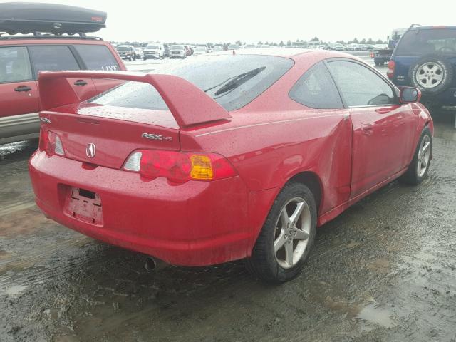 JH4DC53034S015909 - 2004 ACURA RSX TYPE-S RED photo 4