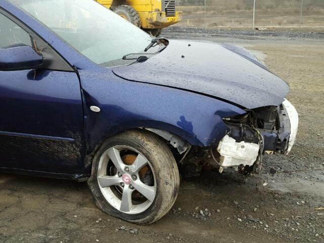 JM1BK32F861464579 - 2006 MAZDA 3 I BLUE photo 9