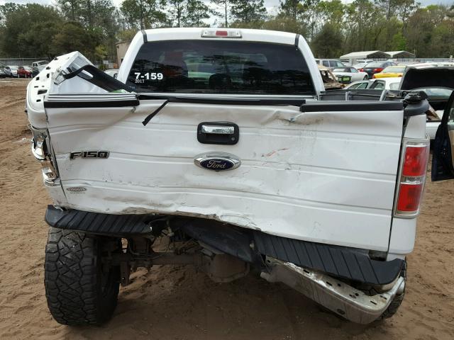 1FTFW1ET8DKE47378 - 2013 FORD F150 SUPER WHITE photo 9