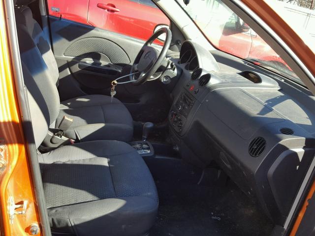 KL1TD666X6B657246 - 2006 CHEVROLET AVEO BASE Қызғылт сары фото 5