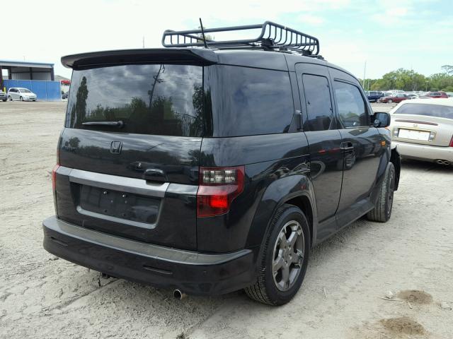 5J6YH1H99AL000593 - 2010 HONDA ELEMENT SC BLACK photo 4