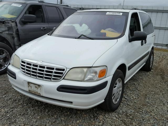 1GNDU03E6XD308684 - 1999 CHEVROLET VENTURE WHITE photo 2