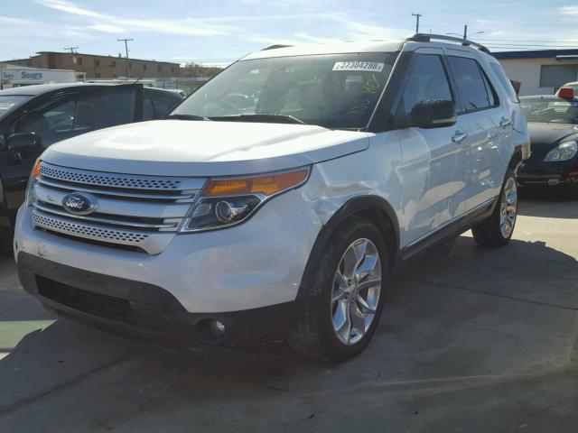 1FMHK7D83CGA33054 - 2012 FORD EXPLORER X WHITE photo 2