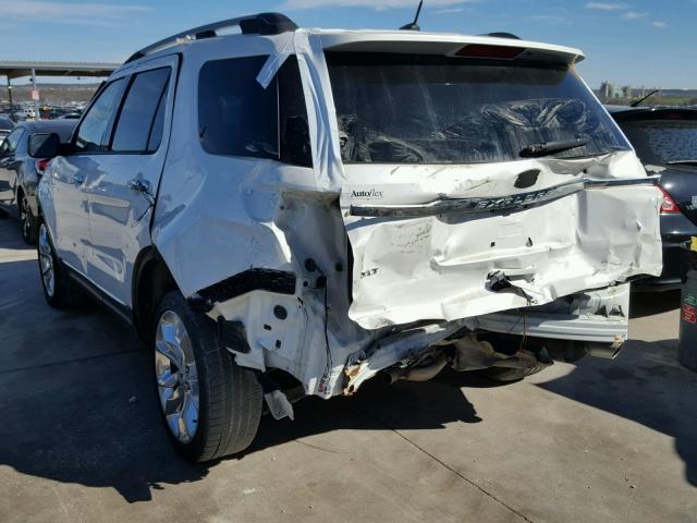 1FMHK7D83CGA33054 - 2012 FORD EXPLORER X WHITE photo 3