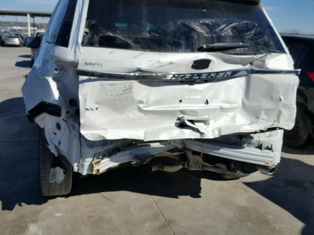 1FMHK7D83CGA33054 - 2012 FORD EXPLORER X WHITE photo 9