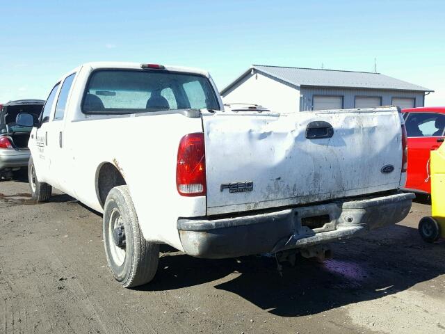 1FTNW20L64EC18978 - 2004 FORD F250 SUPER WHITE photo 3