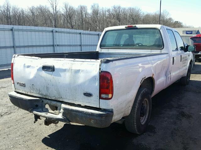 1FTNW20L64EC18978 - 2004 FORD F250 SUPER WHITE photo 4