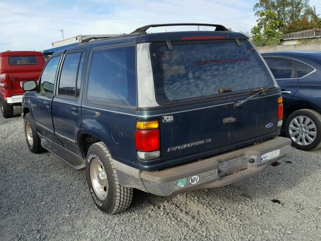 1FMDU32P1TZB62572 - 1996 FORD EXPLORER GREEN photo 3