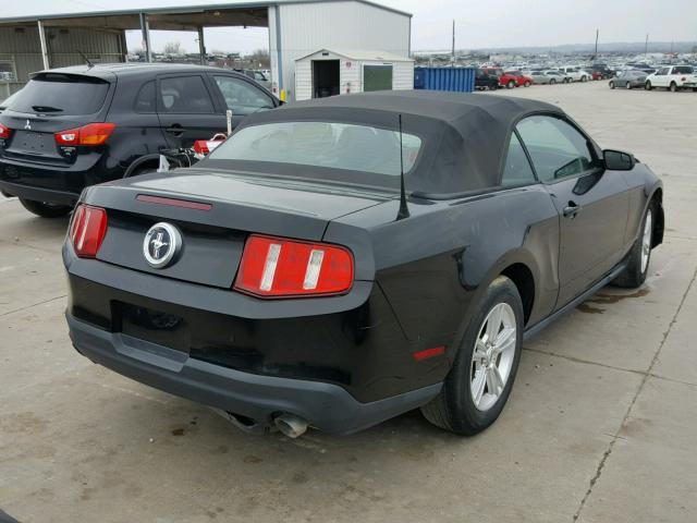 1ZVBP8EM6C5241242 - 2012 FORD MUSTANG BLACK photo 4