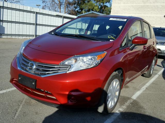 3N1CE2CP4GL392208 - 2016 NISSAN VERSA NOTE RED photo 2