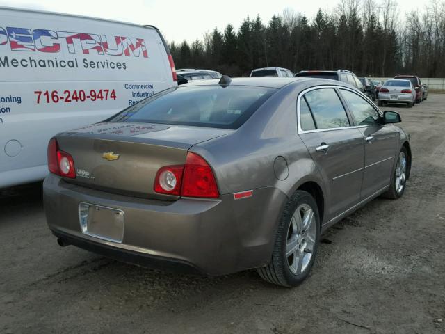 1G1ZC5E08CF213955 - 2012 CHEVROLET MALIBU 1LT BROWN photo 4