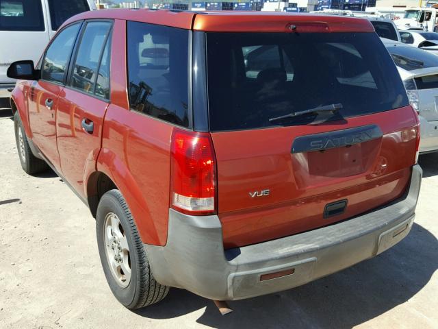 5GZCZ23D13S896698 - 2003 SATURN VUE ORANGE photo 3