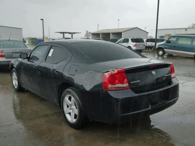 2B3CA4CD3AH317639 - 2010 DODGE CHARGER BLACK photo 3