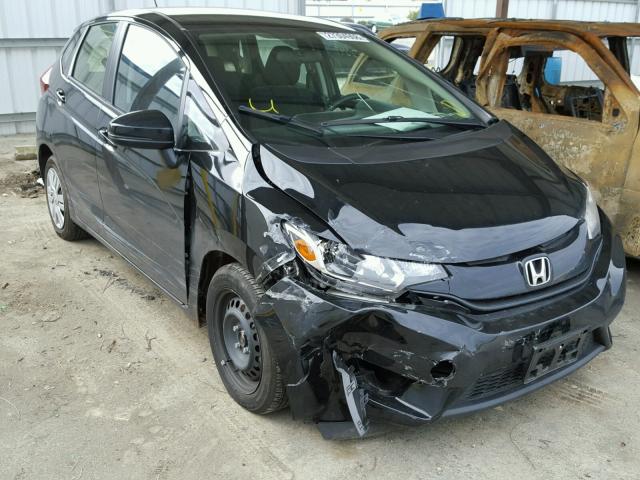 JHMGK5H52HS019766 - 2017 HONDA FIT LX BLACK photo 1