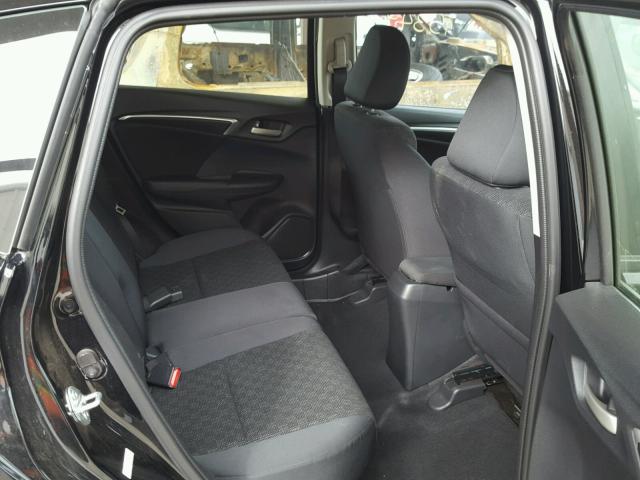 JHMGK5H52HS019766 - 2017 HONDA FIT LX أسود صورة 6