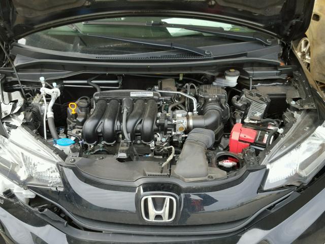 JHMGK5H52HS019766 - 2017 HONDA FIT LX أسود صورة 7