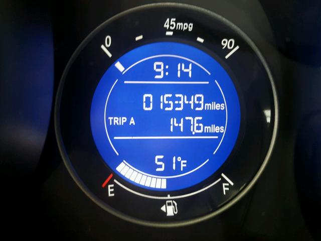 JHMGK5H52HS019766 - 2017 HONDA FIT LX أسود صورة 8