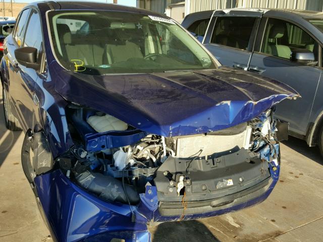 1FMCU0F7XEUD00629 - 2014 FORD ESCAPE S BLUE photo 1