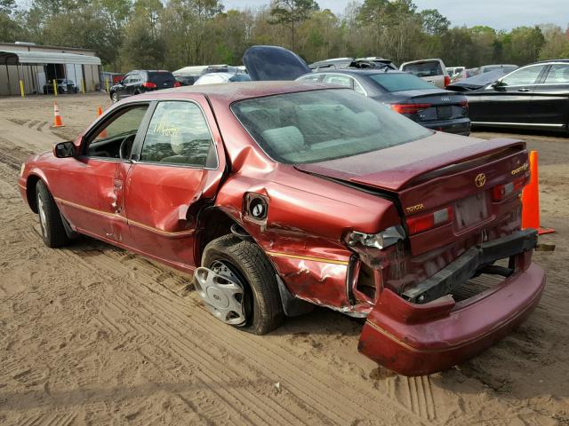 4T1BF22K0VU010802 - 1997 TOYOTA CAMRY CE RED photo 3