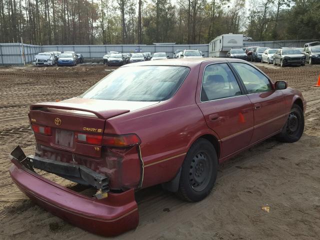 4T1BF22K0VU010802 - 1997 TOYOTA CAMRY CE RED photo 4