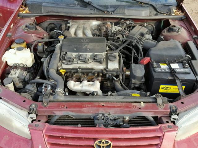 4T1BF22K0VU010802 - 1997 TOYOTA CAMRY CE RED photo 7