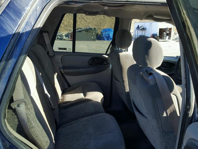 1GNDT13S922374147 - 2002 CHEVROLET TRAILBLAZE BLUE photo 6