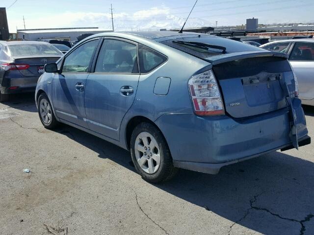 JTDKB20U277664111 - 2007 TOYOTA PRIUS BLUE photo 3