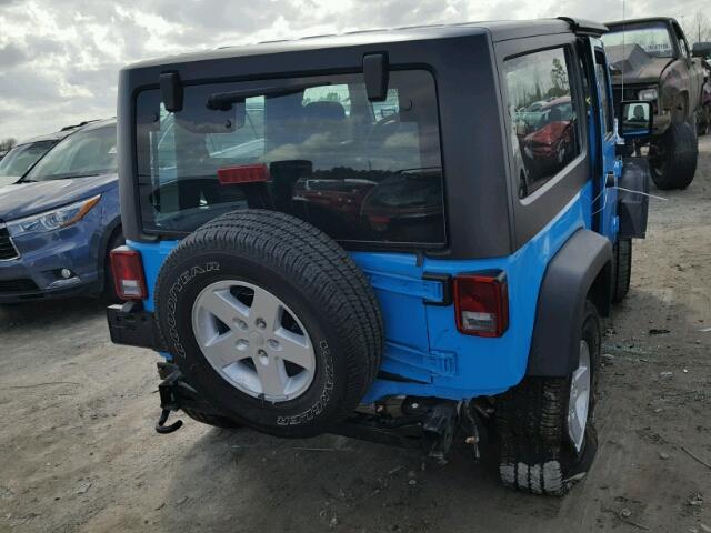 1C4AJWAG4HL678826 - 2017 JEEP WRANGLER S BLUE photo 4