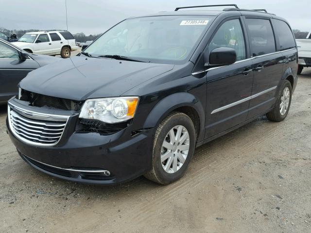 2C4RC1BG8DR811216 - 2013 CHRYSLER TOWN & COU BLACK photo 2