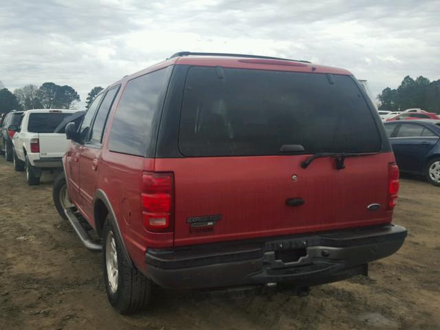 1FMRU15L2YLB58835 - 2000 FORD EXPEDITION MAROON photo 3