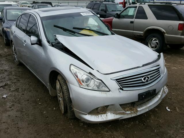 JN1CV6AR5BM406322 - 2011 INFINITI G37 SILVER photo 1