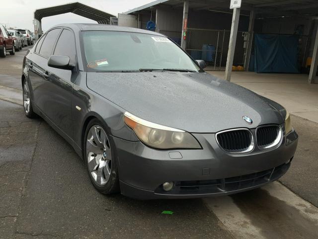 WBANA73505B819649 - 2005 BMW 530 I CHARCOAL photo 1