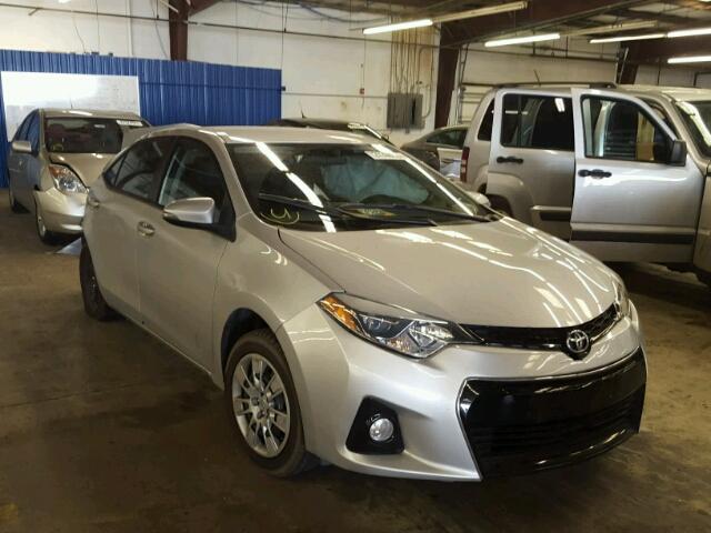 5YFBURHE6EP117127 - 2014 TOYOTA COROLLA L SILVER photo 1