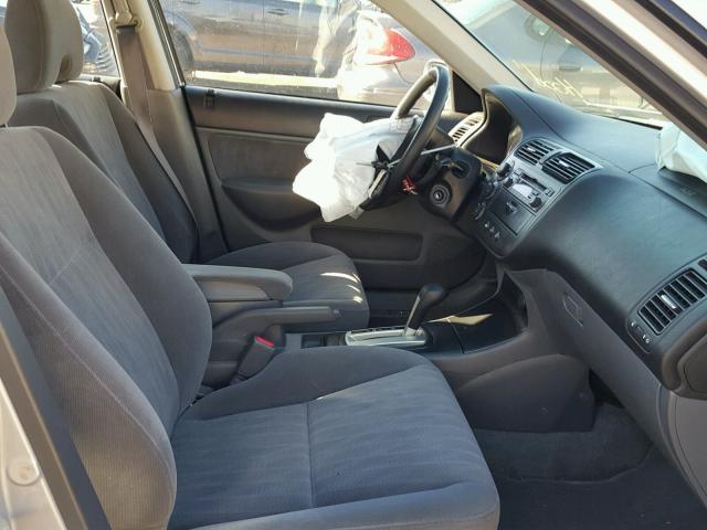 2HGES26784H528131 - 2004 HONDA CIVIC EX ვერცხლისფერი ფოტო 5