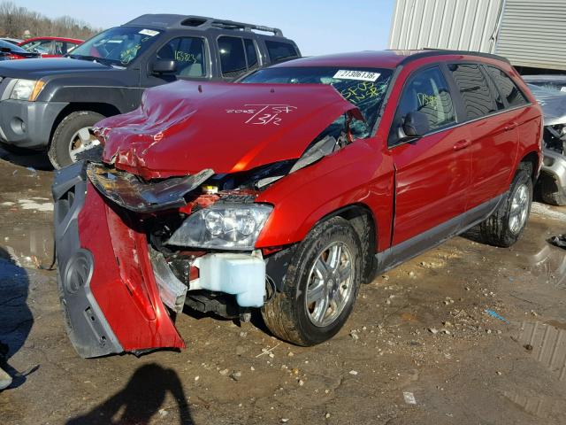 2C4GM68475R652107 - 2005 CHRYSLER PACIFICA T MAROON photo 2