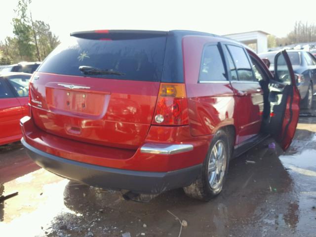 2C4GM68475R652107 - 2005 CHRYSLER PACIFICA T MAROON photo 4
