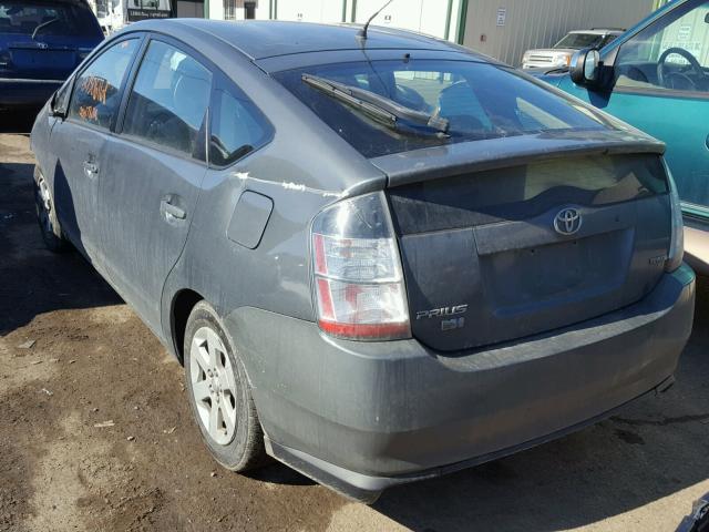 JTDKB20U153038411 - 2005 TOYOTA PRIUS GRAY photo 3