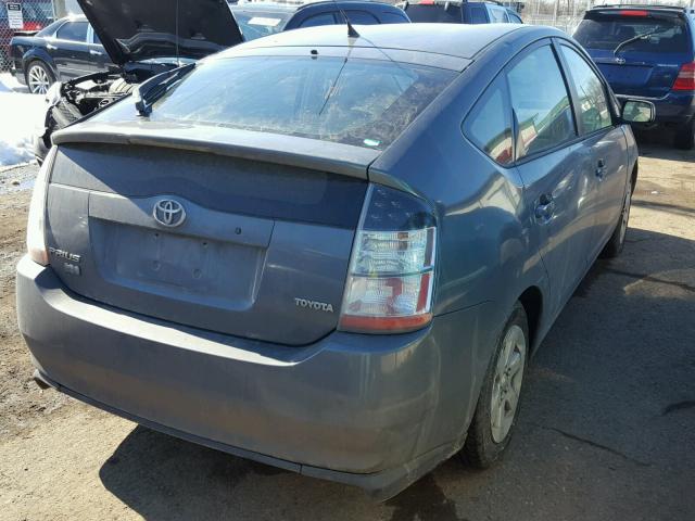 JTDKB20U153038411 - 2005 TOYOTA PRIUS GRAY photo 4