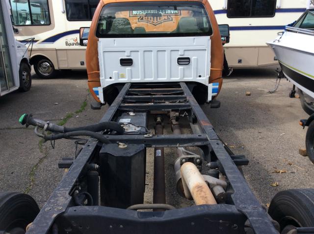 1FDAF56R78EE06762 - 2008 FORD F550 SUPER ORANGE photo 6