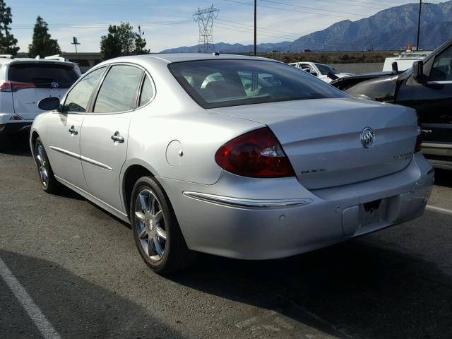 2G4WE567851274552 - 2005 BUICK LACROSSE C SILVER photo 3