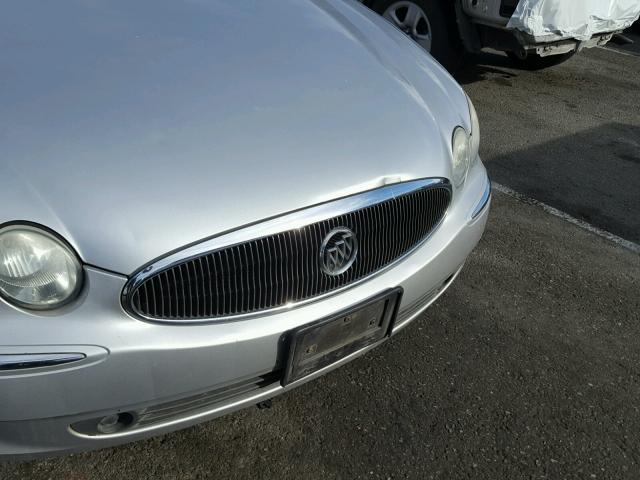 2G4WE567851274552 - 2005 BUICK LACROSSE C SILVER photo 9