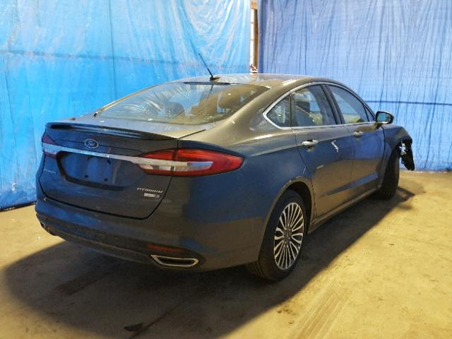 3FA6P0D95JR155665 - 2018 FORD FUSION TIT CHARCOAL photo 4