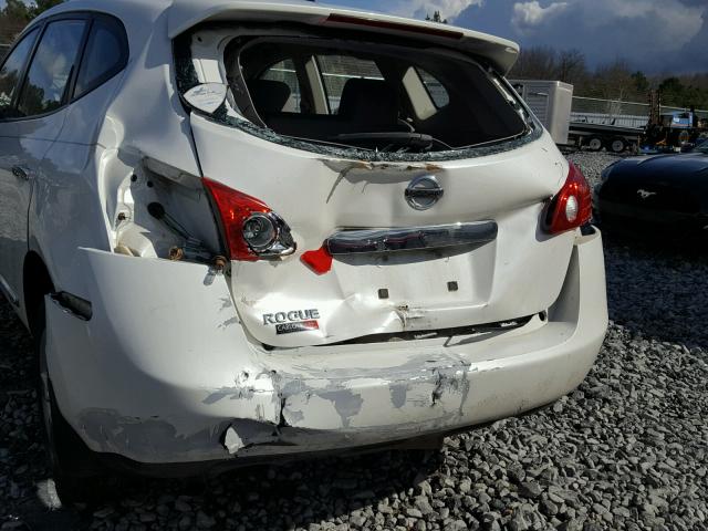 JN8AS5MT5BW167376 - 2011 NISSAN ROGUE S WHITE photo 9