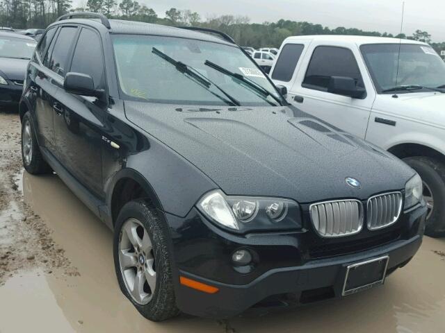 WBXPC93477WF07421 - 2007 BMW X3 3.0SI BLACK photo 1