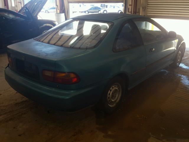 2HGEJ2229RH547825 - 1994 HONDA CIVIC DX GREEN photo 4