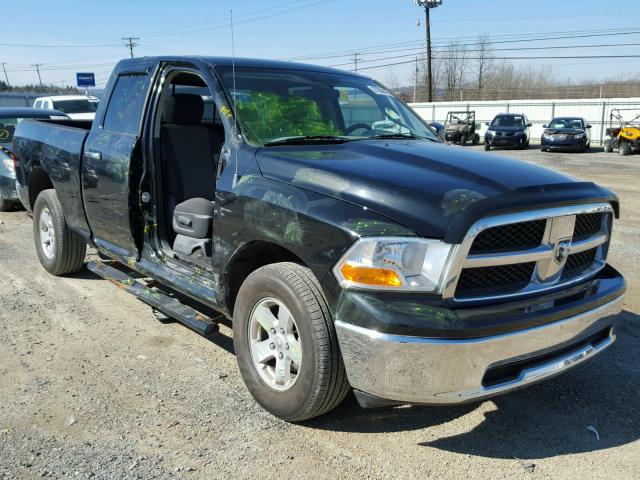 1D7RV1GP5AS159593 - 2010 DODGE RAM 1500 BLACK photo 1