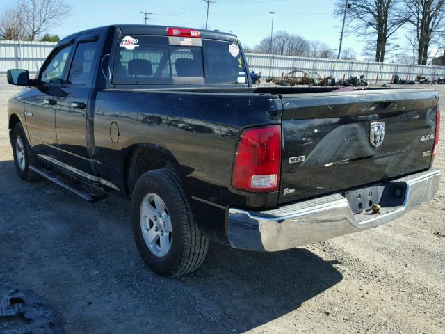 1D7RV1GP5AS159593 - 2010 DODGE RAM 1500 BLACK photo 3