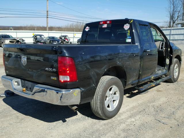 1D7RV1GP5AS159593 - 2010 DODGE RAM 1500 BLACK photo 4