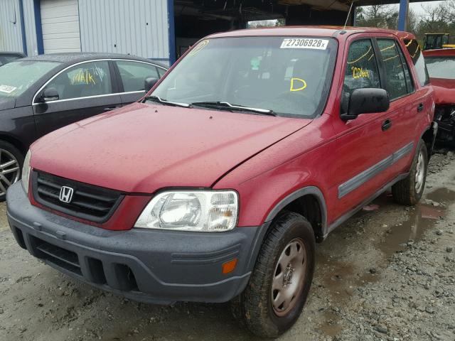 JHLRD184XVC016854 - 1997 HONDA CR-V LX BURGUNDY photo 2